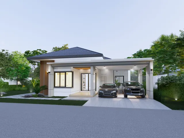 Eden 3-bedroom house at Goshen Lake, Khok Kloi