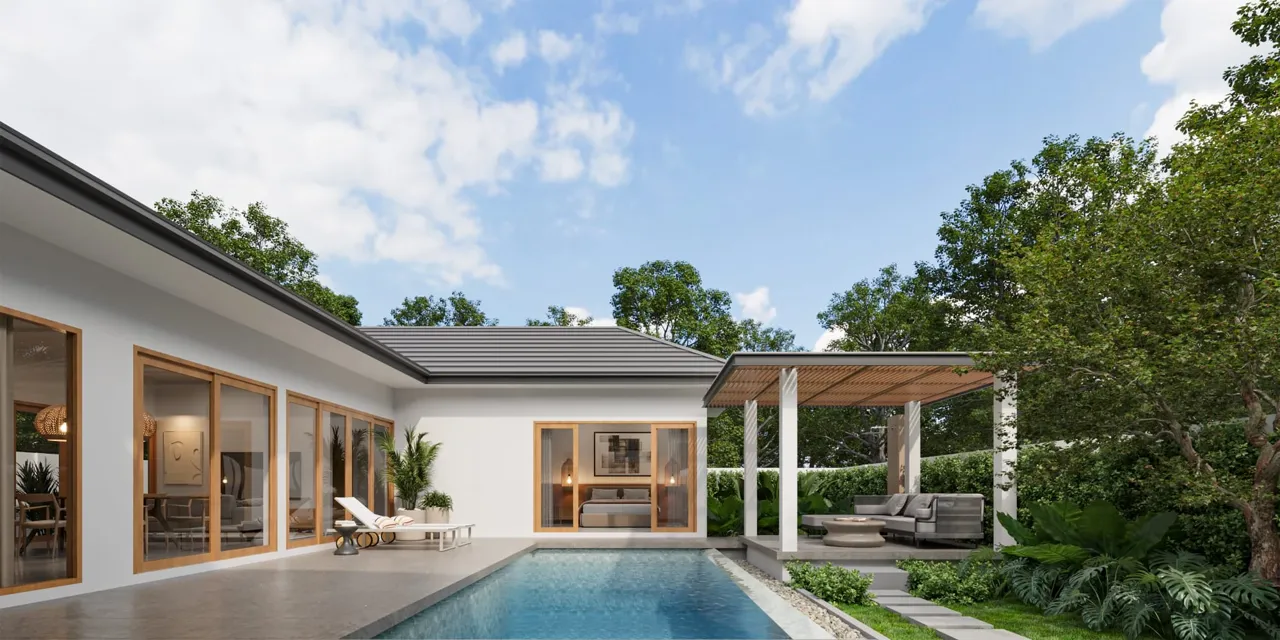 3-bedroom pool villa at Ruecha Villa, Khao Lak
