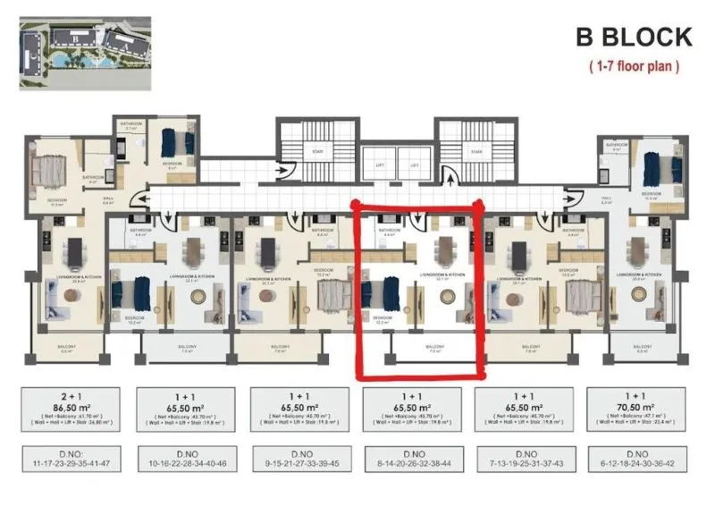 Apartment, 65 m² in Alanya — photo 6