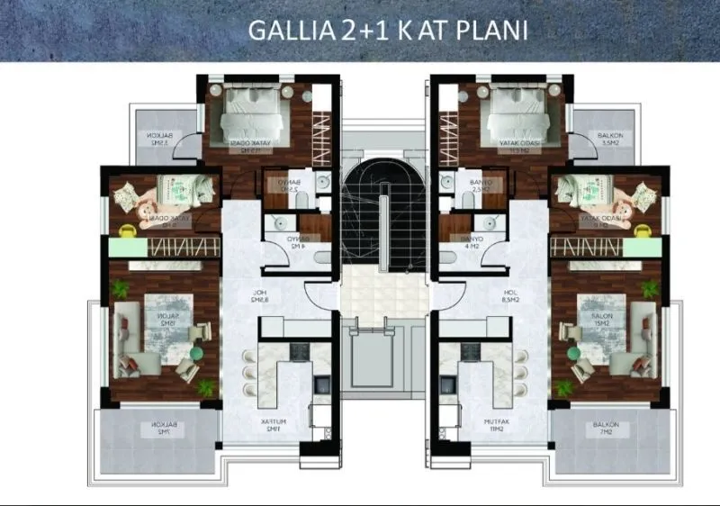 Apartment, 100 m² in Antalya — photo 15