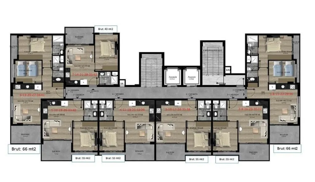 Apartment, 43 m² in Alanya — photo 4