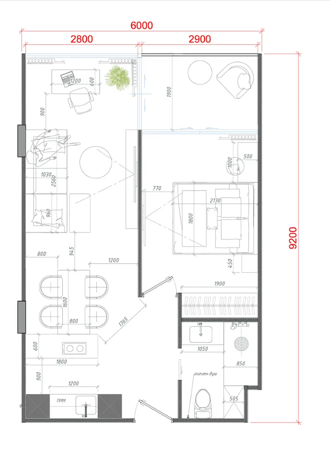 Apartment, 52 m² in Phuket — photo 18